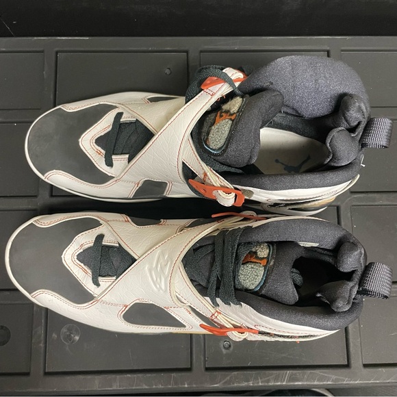 Nike Air Jordan 8 Retro LS 'Black Toe' Men's Basketball Sneaker Size 11.5 NEW - Picture 6 of 9